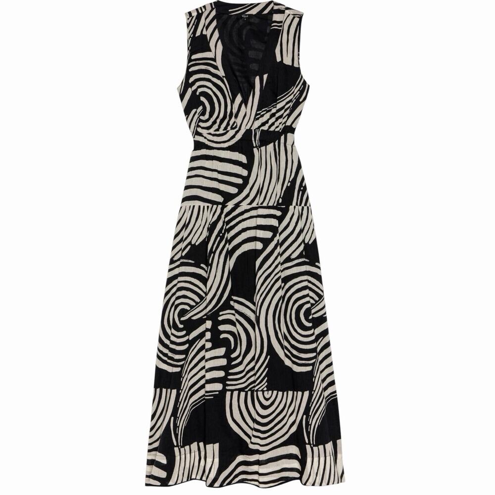 Rails Women’s Dress Genevieve Cutout Tiered Cotton Sundress Size Medium BNWT